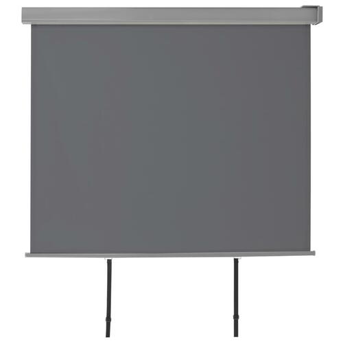 Sidemarkise til altan multifunktionel 150x200 cm grå