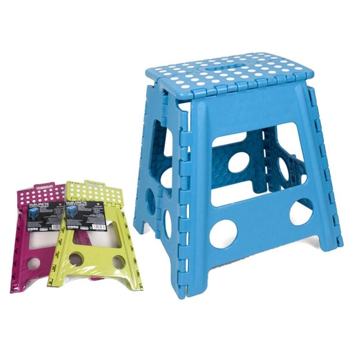 Bensontools sammenklappelig skammel, multifarvet, 23 × 19 × 19 cm