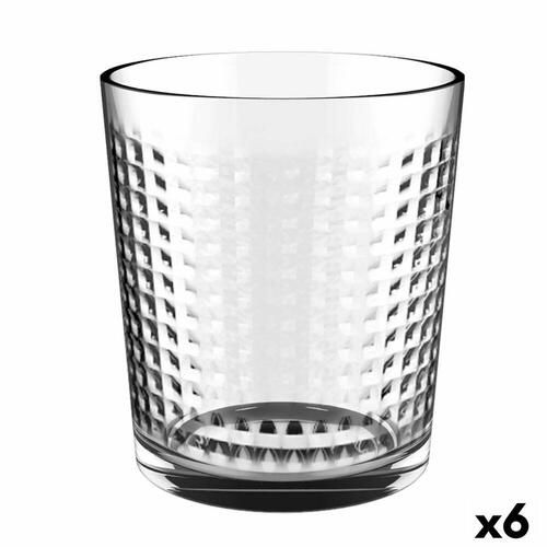 Glas Quid Urban Square Gennemsigtig Glas (36 cl) (Pack 6x)