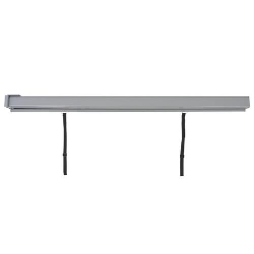 Sidemarkise til altan multifunktionel 180x200 cm sort