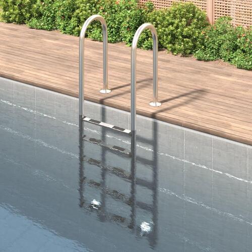 Poolstige 54x38x211 cm 304 rustfrit stål