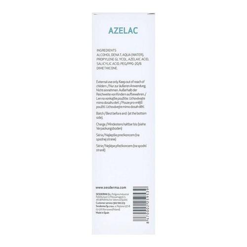 Behandling acne Sesderma Azelac Ansigtscreme 100 ml