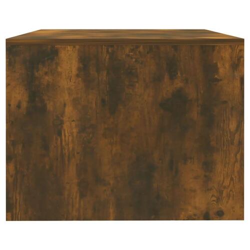 Sofabord 102x55x42 cm konstrueret træ røget egetræsfarve