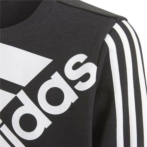 Sweatshirt til Børn Adidas Essentials Logo K Sort 6-7 år
