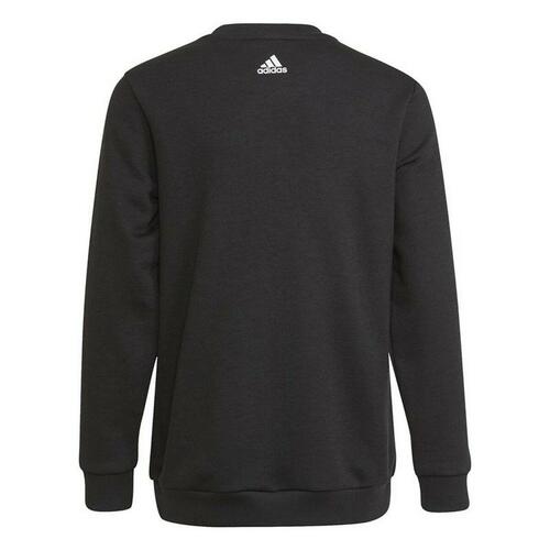 Sweatshirt til Børn Adidas Essentials Logo K Sort 6-7 år