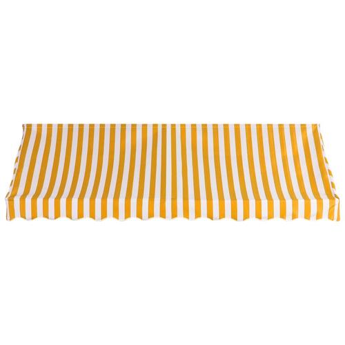 Bistromarkise 300 x 120 cm orange og hvid