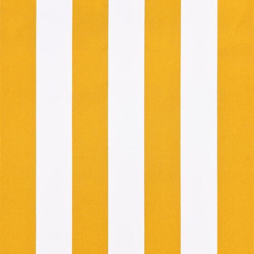 Bistromarkise 400 x 120 cm orange og hvid