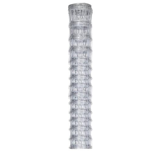 Havehegn 50x1,6 m galvaniseret stål sølvfarvet