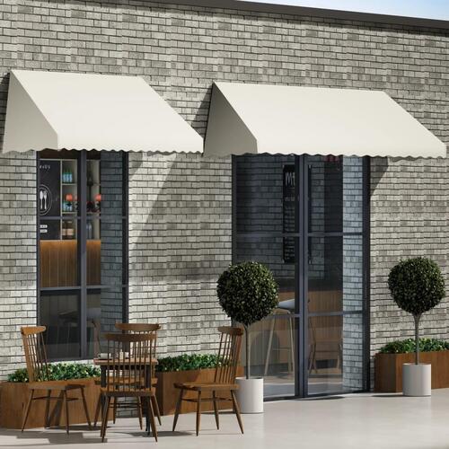 Bistromarkise 300 x 120 cm cremefarvet