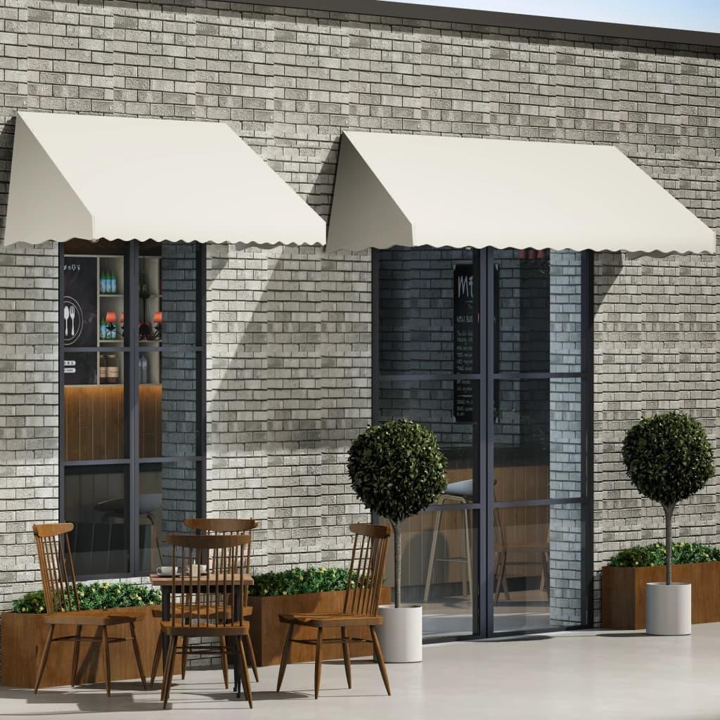 Bistromarkise 300 x 120 cm cremefarvet