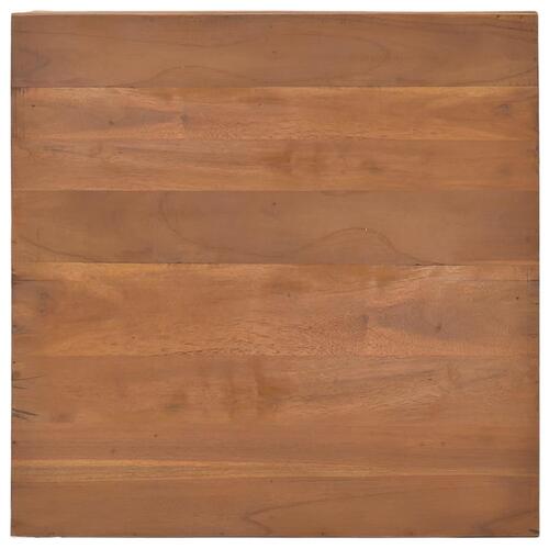 Sofabord 65x65x33 cm massivt teaktræ