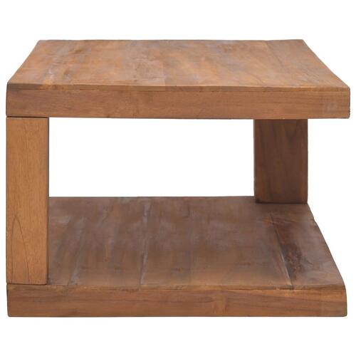 Sofabord 90x50x35 cm massivt teaktræ