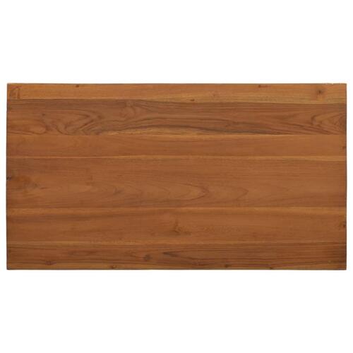 Sofabord 90x50x35 cm massivt teaktræ