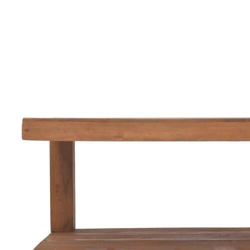 Sofabord 90x50x35 cm massivt teaktræ