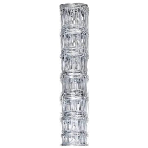 Havehegn 50x1 m galvaniseret stål sølvfarvet