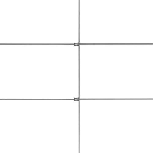 Havehegn 50x1 m galvaniseret stål sølvfarvet