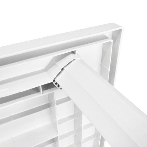 Havebord 126 x 76 x 72 cm plastik hvid