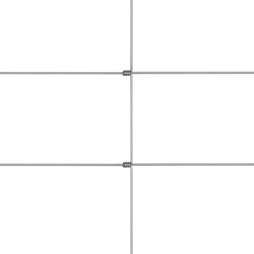 Havehegn 50x1 m galvaniseret stål sølvfarvet