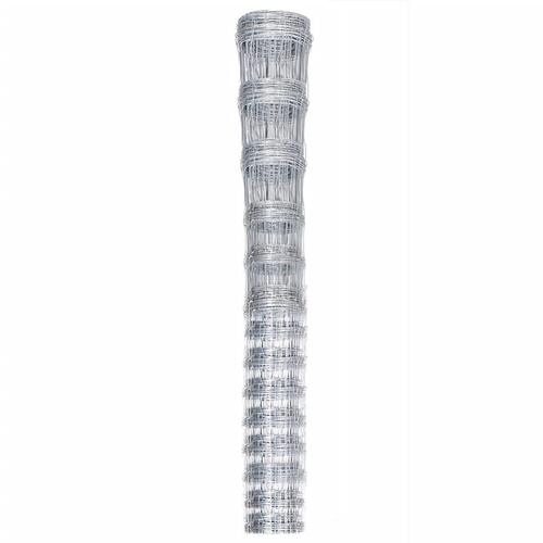 Havehegn 50x1 m galvaniseret stål sølvfarvet
