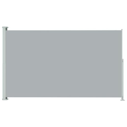 Sammenrullelig sidemarkise til terrassen 180x300 cm grå