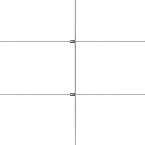 Havehegn 50x1,2 m galvaniseret stål sølvfarvet
