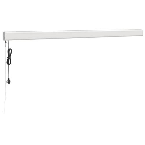 Foldemarkise 4x3 m stof og aluminium gul og hvid