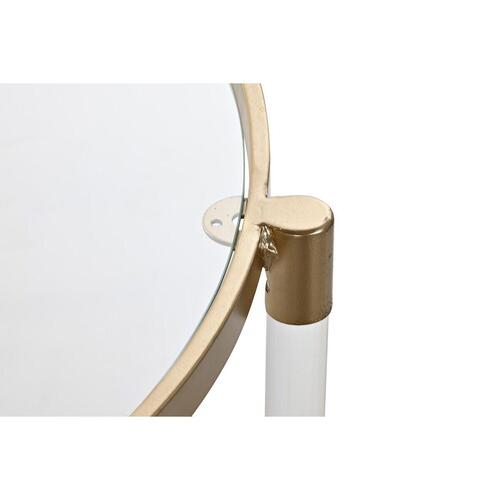Sofabord Glamour Gennemsigtig Gylden Akryl Metal 87 x 87 x 50 cm
