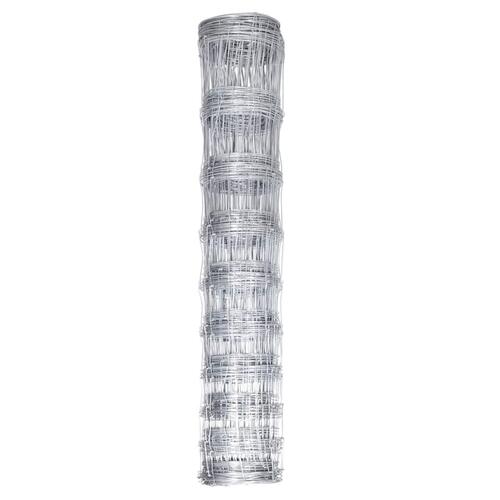 Havehegn 50x1,2 m galvaniseret stål sølvfarvet