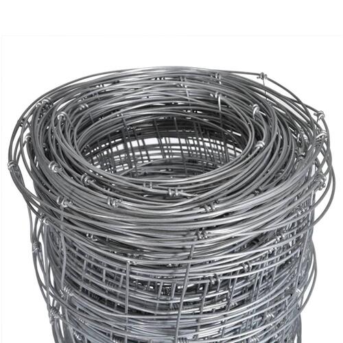 Havehegn 50x1,2 m galvaniseret stål sølvfarvet