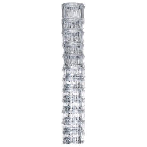 Havehegn 50x1,25 m galvaniseret stål sølvfarvet