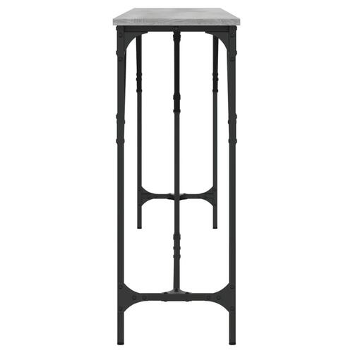Konsolbord 200x29x75 cm konstrueret træ grå sonoma-eg