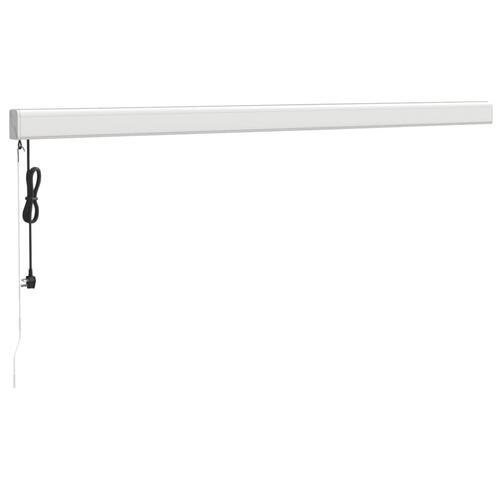 Foldemarkise 4,5x3 m stof og aluminium gul og hvid