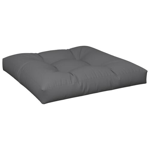 Pallehynde 70x70x12 cm stof antracitgrå (OUTLET A+)