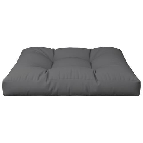 Pallehynde 70x70x12 cm stof antracitgrå (OUTLET A+)