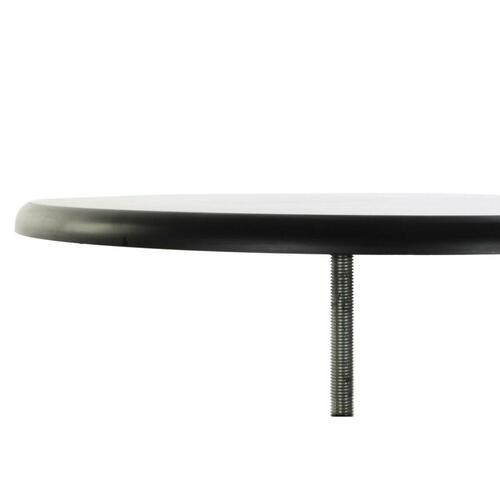 Sofabord 8424001831456 60 x 60 x 105 cm Natur Sort Metal Træ