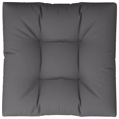 Pallehynde 70x70x12 cm stof antracitgrå (OUTLET A+)