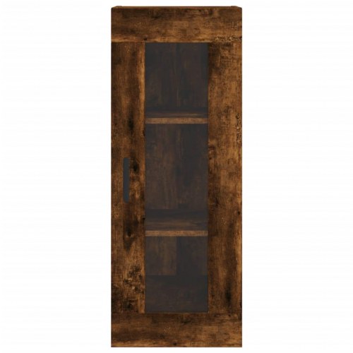 Vægskab 34,5x34x90 cm røget egetræsfarve