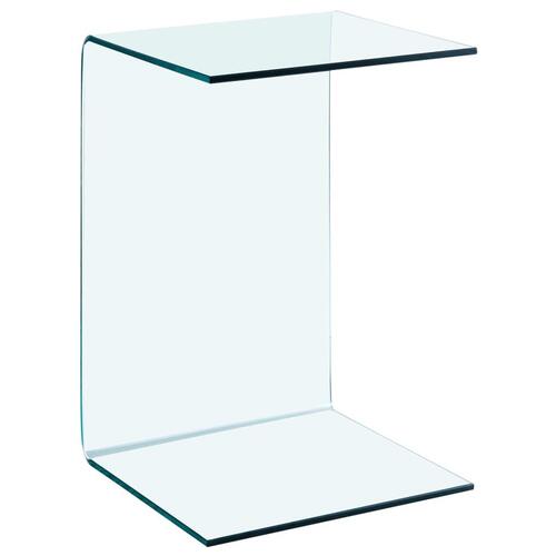 Sidebord 40x40x60 cm hærdet glas