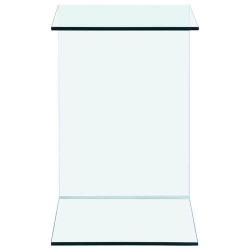 Sidebord 40x40x60 cm hærdet glas
