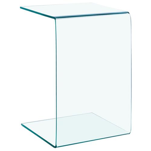 Sidebord 40x40x60 cm hærdet glas