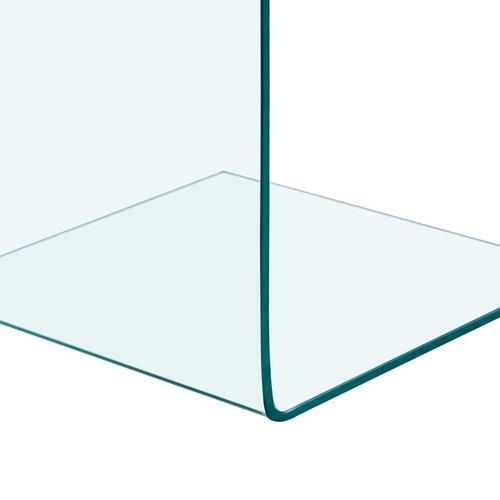 Sidebord 40x40x60 cm hærdet glas