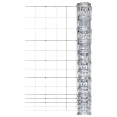 Havehegn 50 m 150 cm galvaniseret stål sølvfarvet