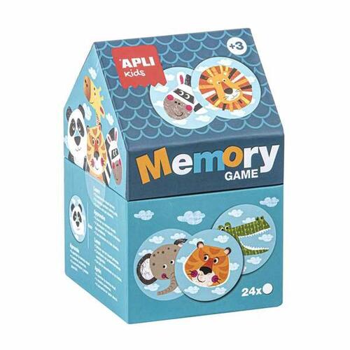 Apli Memory spil - dyremotiver - til børn 3+