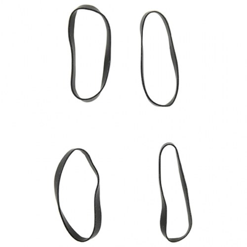 Manelastikker til heste 1500 stk. silikone sort