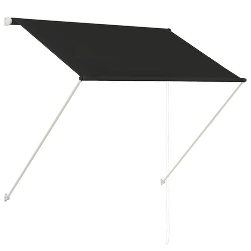 Foldemarkise 150x150 cm antracitgrå