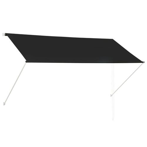 Foldemarkise 250 x 150 cm antracitgrå