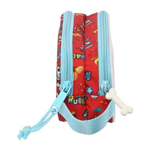 Dobbelt carry-all The Paw Patrol Funday Rød Lyseblå (21 x 8 x 6 cm)