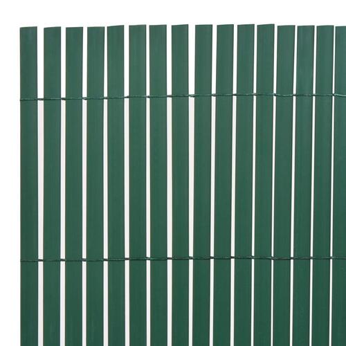 Dobbeltsidet havehegn PVC 90 x 300 cm grøn