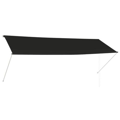 Foldemarkise 350x150 cm antracitgrå