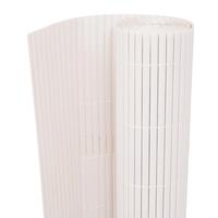 Dobbeltsidet havehegn 90 x 500 cm hvid